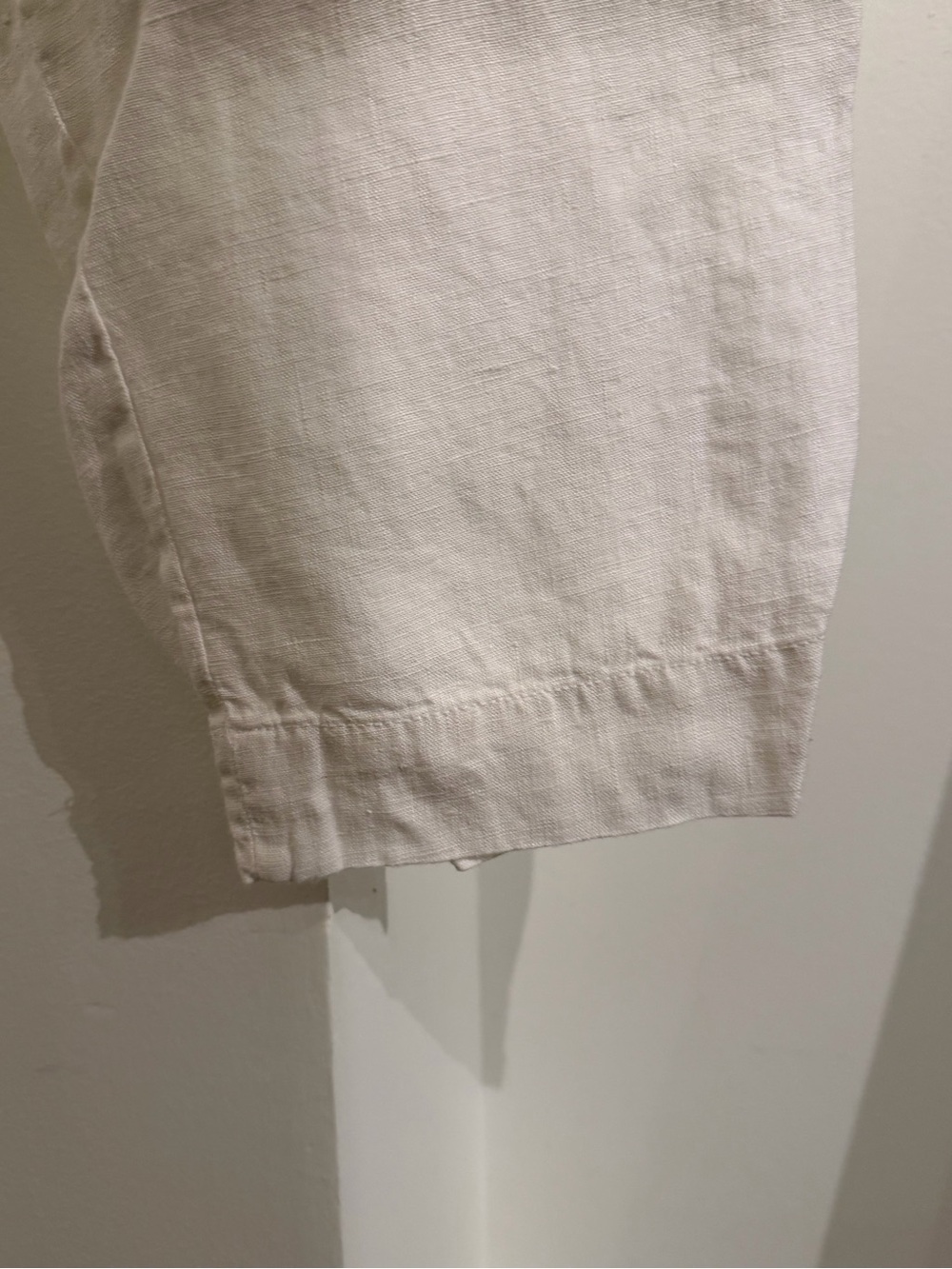 Vince White Drawstring Linen-Blend Joggers - Picture 5 of 11